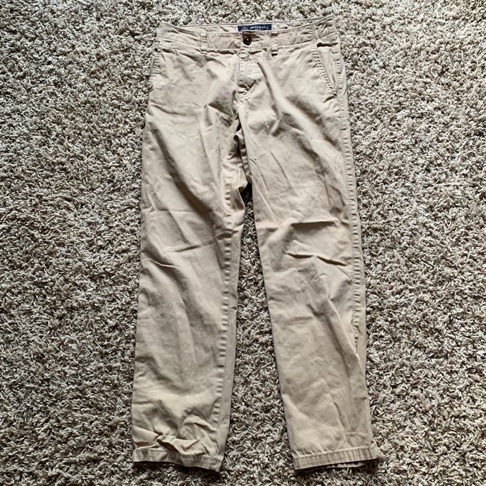 American Eagle Outfitters Slim Straight Khakis